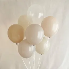 《バルーンリボンあり》ニュアンスカラー バルーン セット 風船 飾り 誕生日 記念日のサムネイル