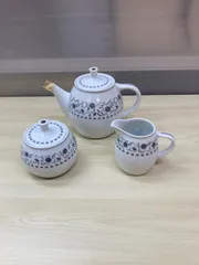 i♡【美品】 ノリタケ シルバークイーン ティーセット 9点