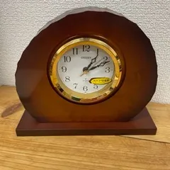 2024年最新】シチズン 木製 置時計の人気アイテム - メルカリ