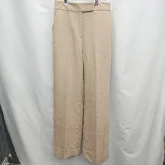 ◇ Θ ZARA ザラ シンプル ワイドスラックス サイズS ベージュ系 レディース E  【1505220010451】