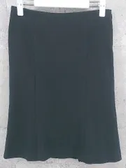 ◇ M-PREMIER エムプルミエ 膝下丈 スカート 36 ブラック * 1002800179336 【中古】 【1002800179336】のサムネイル