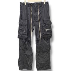 DANKE SCHON 23AW ダメージ加工 水溶性ボンディングジップカーゴパンツ Mサイズのサムネイル