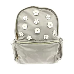良好 tocco closet トッコクローゼット  リュック   グレー ナイロン レディース フラワーモチーフ　240001150426