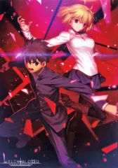 【中古】ポスター A3クリアポスター 遠野志貴＆アルクェイド(メインビジュアルVer.) 「PS4/Switchソフト MELTY BLOOD： TYPE LUMINA」 とらのあな購入特典