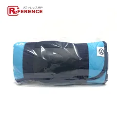 volkswagen フォルクスワーゲン ブランケット キルティング ボア ポリエステル ブルー