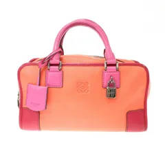 LOEWE ロエベ アマソナ28 ミニボストンレザーバッグ 352.35AA03 オレンジ -のサムネイル
