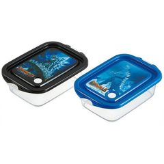 ゴジラ シールボックス 500ml 2個入 保存容器 弁当箱 フードコンテナ 抗菌 スケーター