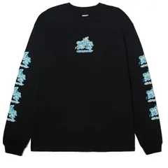 HUF Productions L/S T-Shirt Black L Tシャツ 送料無料
