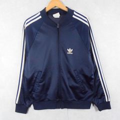80's adidas USA製 トラックジャケット NAVY M