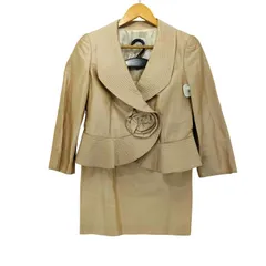 アルマーニコレツィオーニ ARMANI COLLEZIONI SILK SHANTUNG SKIRT SUIT レディース  42のサムネイル
