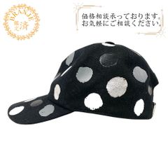 LOUIS VUITTON ルイヴィトン M7063M LV × YK キャスケットペインティッド ドットモノグラム キャップ ブラック ユニセックス ブランド