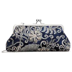 『特価』 結婚式 披露宴 ハンドバッグ 3way がま口 ショルダーバッグ レディース パーティーバッグ [RNIEGA]