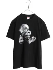 【お得なクーポン配布中!】 22AW USA製 シュプリーム エレファント キャラクター イラスト プリント Tシャツ メンズ M / グラフィック アート ヘビーウェイト ゾウ 黒