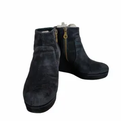 バーバリーブルーレーベル BURBERRY BLUE LABEL ウエッジソール スエードショート ブーツ レディース JPN：21 のサムネイル