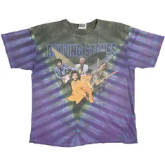 【L】90s ヴィンテージ The Rolling Stones ローリングストーンズ 1999 タイダイ Tシャツ