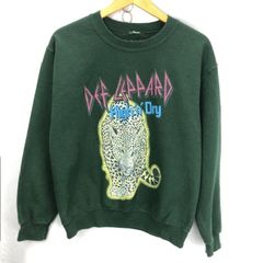 DEF LEPARD プリント スウェット 裏起毛 サイズS goodie two sleeves 06091505　861