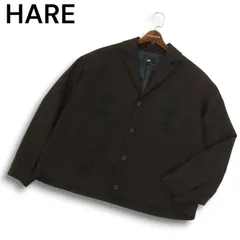 HARE ハレ 通年 花 フラワー刺繍★ オーバーサイズ ストレッチ ジャケット Sz.S メンズのサムネイル