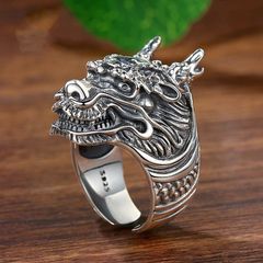かすう工房 狛犬 シルバーリング シルバーアクセサリー silver925
