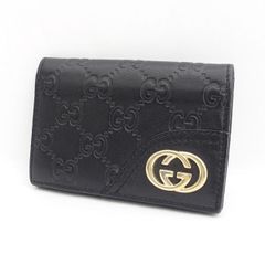 GUCCI / グッチ ◆GG グッチシマ カードケース 名刺入れ 233184 【カード/パス/定期/Suica/スイカ/ICOCA/イコカ/保険証】 ブランド【中古】 