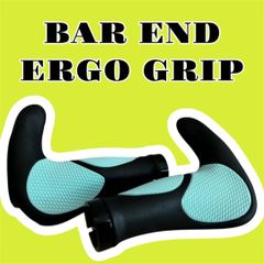 【新品】バーエンドエルゴグリップ｜ブラック/チェレステ