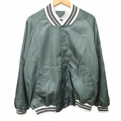 H BEAUTY&YOUTH エイチ ビューティー&ユース SOUVENIR STADIUM BLOUSON スタジャン ブルゾン ジャケット 緑 グリーン Mサイズ 0430のサムネイル