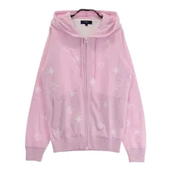 サイズ：M CALLAWAY キャロウェイ  裏地付きニットパーカー 総柄 ピンク系 [240101217680] ゴルフウェア レディース ストスト