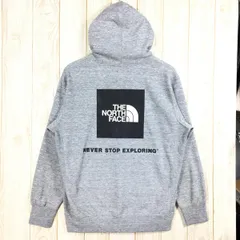 【Men's M グレー系】 The North Face ( ザ・ノースフェイス ) バック スクエア ロゴ フーディ Back Square Logo Hoodie スウェット パーカー プルオーバー NT12034 Asian Men