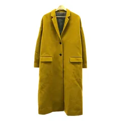 JOHN LAWRENCE SULLIVAN / ジョンローレンスサリバン | カシミヤブレンド ウール シングル チェスターコート | 8 | マスタード系 | レディース