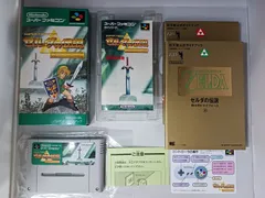 【美品】SFC ゼルダの伝説 神々のトライフォース 箱説攻略本付き スーパーファミコン スーファミ