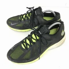 NIKE/ナイキ★LUNARHAZE+/ランニングシューズ/ローカットスニーカー【27.5/黒×黄緑】◆i-150