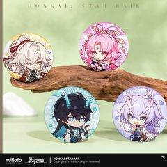崩壊：スターレイル・公式　缶バッジ（列車周遊記）白露　景元　飲月　符玄