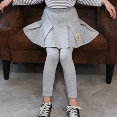 子供 キッズ 子供服 キッズ服 女の子 秋 秋冬 秋服 秋冬物 スカッツ スカート スパッツ スカートレギンス スカート付きレギンス レギンススカート 保育園 小学生 スカート付きレギンス キッズレギンス キッズスカート kaijie04