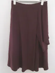 ◇ URBAN RESEARCH Sonny Label サニーレーベル 膝下丈 フレア スカート サイズ38 ボルドー系 レディース P  【中古】 【1211220001497】
