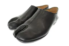 メゾンマルジェラ Maison Margiela TABI SHOES レザー バブーシュ タビ 足袋 フラット シューズ スリッポン S57WR0051 41 黒 ブラック ブランド古着ベクトル 中古☆AA★▲■250307のサムネイル