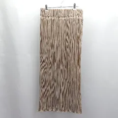 ◇ ◎●未使用●⊂ classicalelf クラシカルエルフ 春物 ロング プリーツスカート スカート サイズXL モカ系 レディース E  【1503060037126】