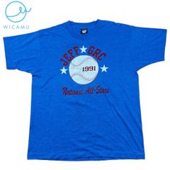 【超希少】90s SCREEN STARS BEST 50/50 Tシャツ XL USA製 シングルステッチ 1991 野球 ナショナルオールスター 両面プリント