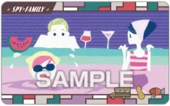 【中古】食玩 ステッカー・シール 18.フォージャー家(プール) 「SPY×FAMILY デコステッカー2 ガムつき」