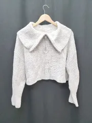 ◇ Andemiu アンデミュウ 長袖 ニット セーター サイズF ライトグレー系 レディース P  【1405290003547】のサムネイル
