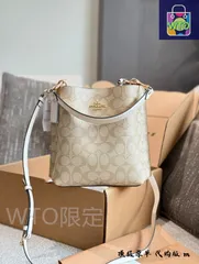 【今日特価】Coach コーチ モリーバケット 取り外し可能なストラップ2本で、斜めがけや片肩がけを自在に切り替え可能-WTO輸入2