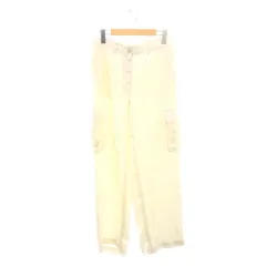セオリー Theory 23SS Crushed Acetate Cargo Pant HB カーゴパンツ ワイドパンツ サテン 0 アイボリー /ES ■OSのサムネイル