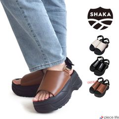 SHAKA シャカ サンダル 厚底 ブラウン 2WAY 新品未使用 タグ付 - メルカリ
