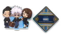 【中古】アクリルスタンド・アクリルパネル 【シークレット】 五条悟＆夏油傑＆家入硝子 「呪術廻戦 懐玉・玉折 ×サンシャインシティプリンスホテル トレーディングアクリルスタンド」