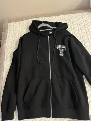❗️Mo❗️ステューシー ワールド ツアー ジップ フーディ ブラックS 楽天市場】ステューシー STUSSY パーカー ジップアップ World