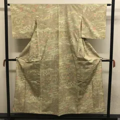 小紋 単衣 着物 身丈154cm[L0021I]