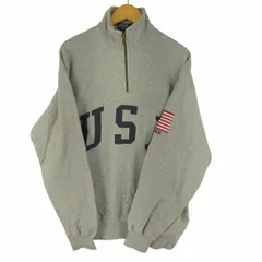 ポロバイラルフローレン Polo by RALPH LAUREN ハーフジップスウェットプルオーバー USA メンズ import：L 