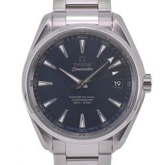 オメガ OMEGA 231.10.42.21.03.003 シーマスター アクアテラ コーアクシャル デイト 自動巻き メンズ 美品 D#141434