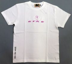 [중고] T 셔츠 Love & Fake T 셔츠 화이트 M 사이즈 [[추심의 아이] × HTML ZERO3]