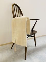 【新品・未使用】（今治タオルブランド）コンテックスワッフルボーダーバスタオル ベージュ