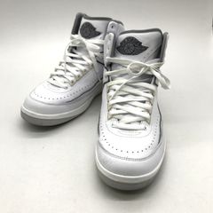 ジョーダン/AirJordan2NIKE ハイカットスニーカー ホワイト/グレー 