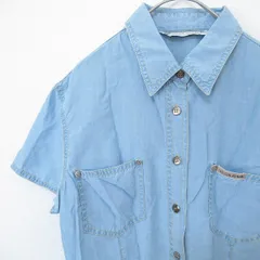 クリツィア KRIZIA JEANS 半袖 シャツ ブラウス ロゴボタン レディース [s962770ss]のサムネイル